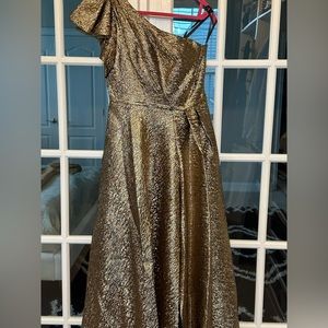 GOLDEN DREAMS Mac Duggal Size 8 - Ballgown/Red Carpet/Blqck Tie Formal dress